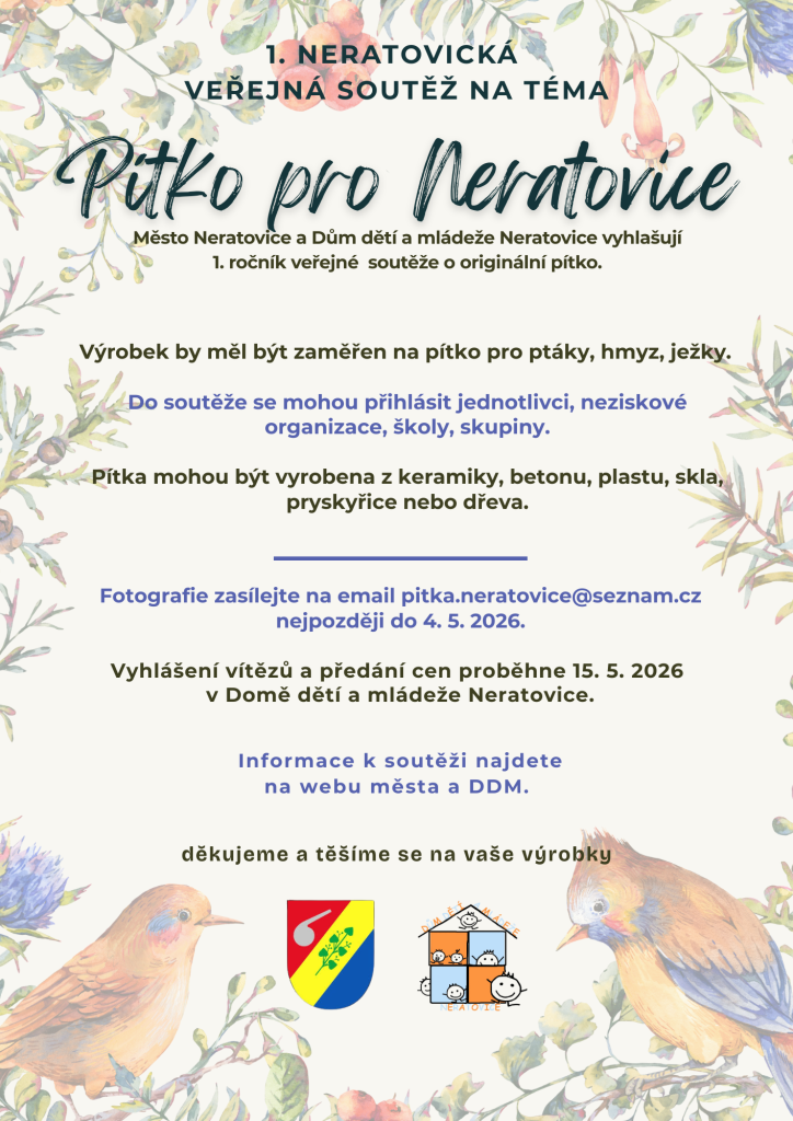PÍTKO PRO NERATOVICE