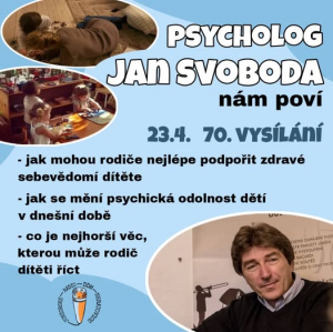 70. vysílání, host: psycholog Jan Svoboda